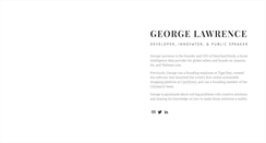 Desktop Screenshot of georgelawrence.com